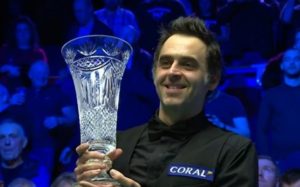 History-making Ronnie O’Sullivan lands 1,000th century to clinch Players Championship title