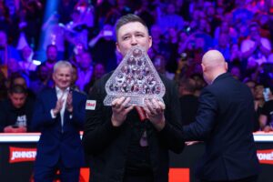 Kyren Wilson clinches maiden Masters crown after battling past John Higgins